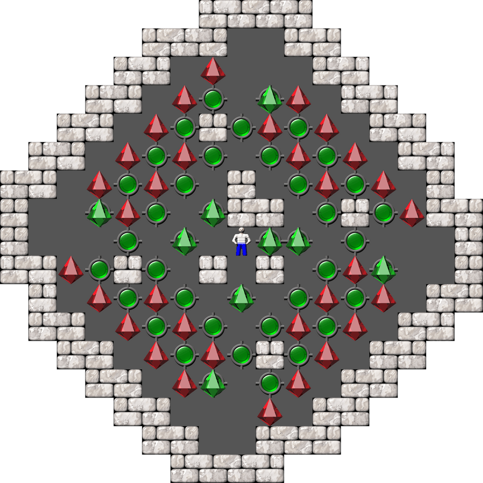 Sokoban David W. Skinner Arranged level 169